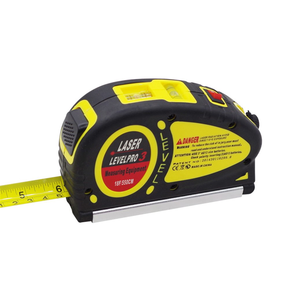 Horizontal & Vertical Laser Level PRO 3 with Tape Measure 18F/5.5M-4