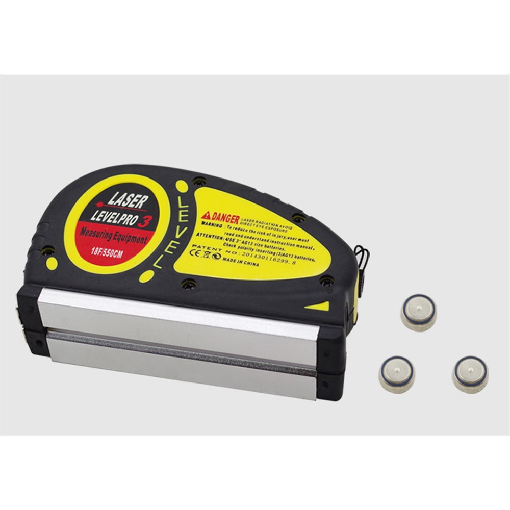 Horizontal & Vertical Laser Level PRO 3 with Tape Measure 18F/5.5M-7