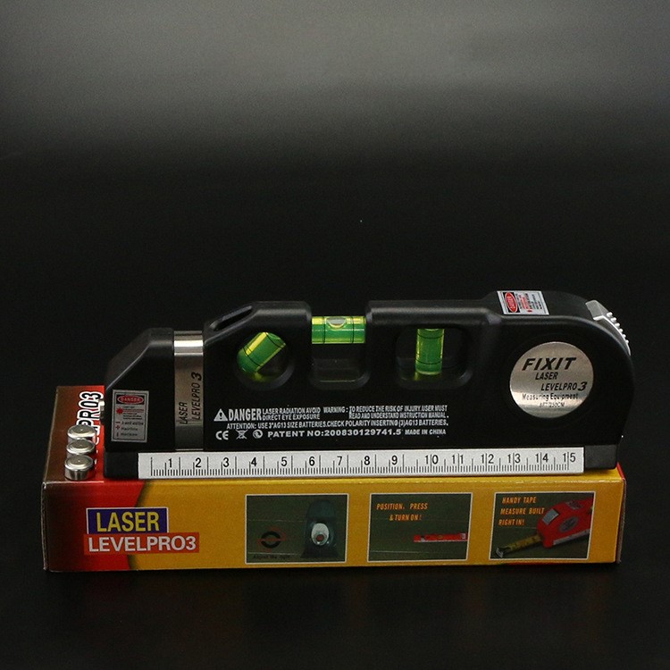 Multipurpose Laser Level Laser Measure Line 8ft Measure Tape Ruler Adjusted Standard and Metric Ruler-1