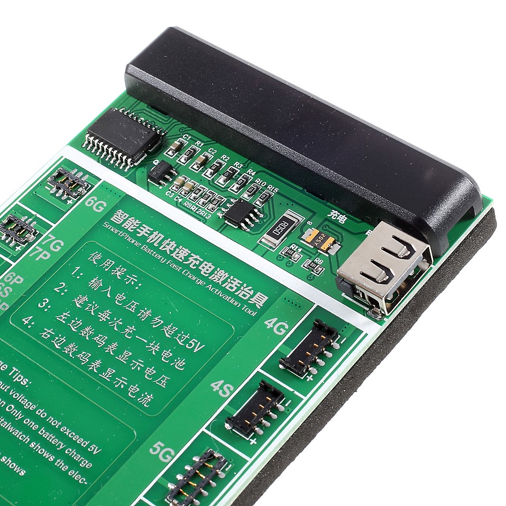 YOUKILOON 901 Fast Battery Charger Circuit Board Activation Tester for iPhone 7/7 Plus/6s/6s Plus etc.-3