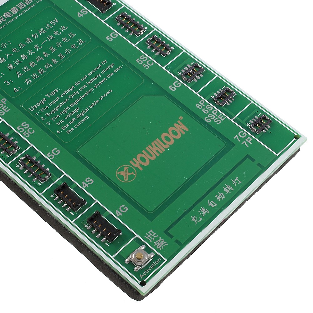 YOUKILOON 901 Fast Battery Charger Circuit Board Activation Tester for iPhone 7/7 Plus/6s/6s Plus etc.-4