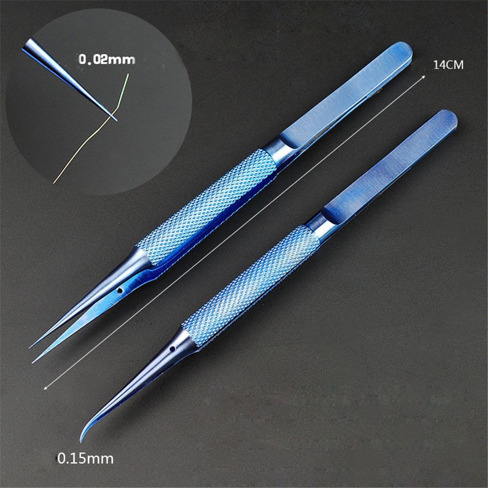 0.15mm Titanium Alloy Fngerprint Jump Wire Tweezer for Mobile Phone Mainboard Maintenance - Straight Tip-8