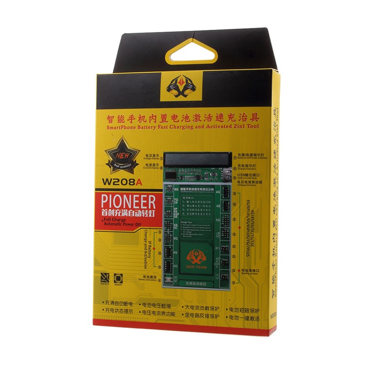 W208A Professional Battery Activation Charge Board with USB for iPhone 7 Battery Fast Charge Board-6