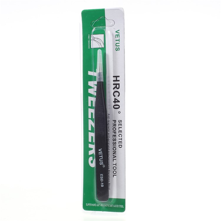 6PCS/Set ESD Anti-Static Stainless Steel Tweezers Set Repair Tool Kit-12