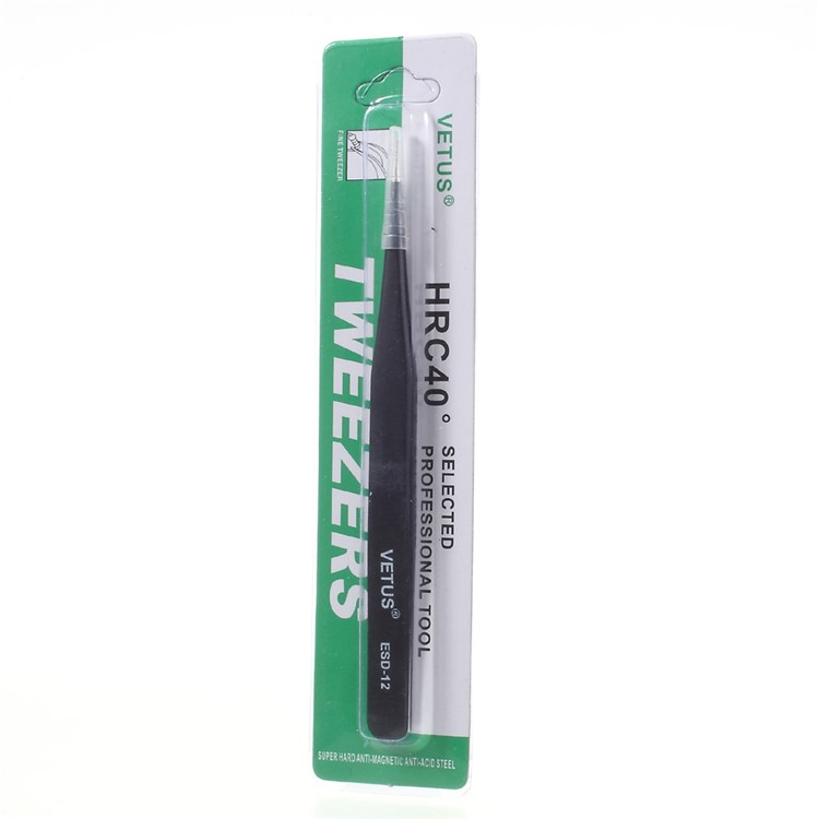 6PCS/Set ESD Anti-Static Stainless Steel Tweezers Set Repair Tool Kit-13
