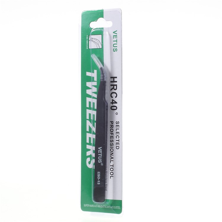 6PCS/Set ESD Anti-Static Stainless Steel Tweezers Set Repair Tool Kit-14