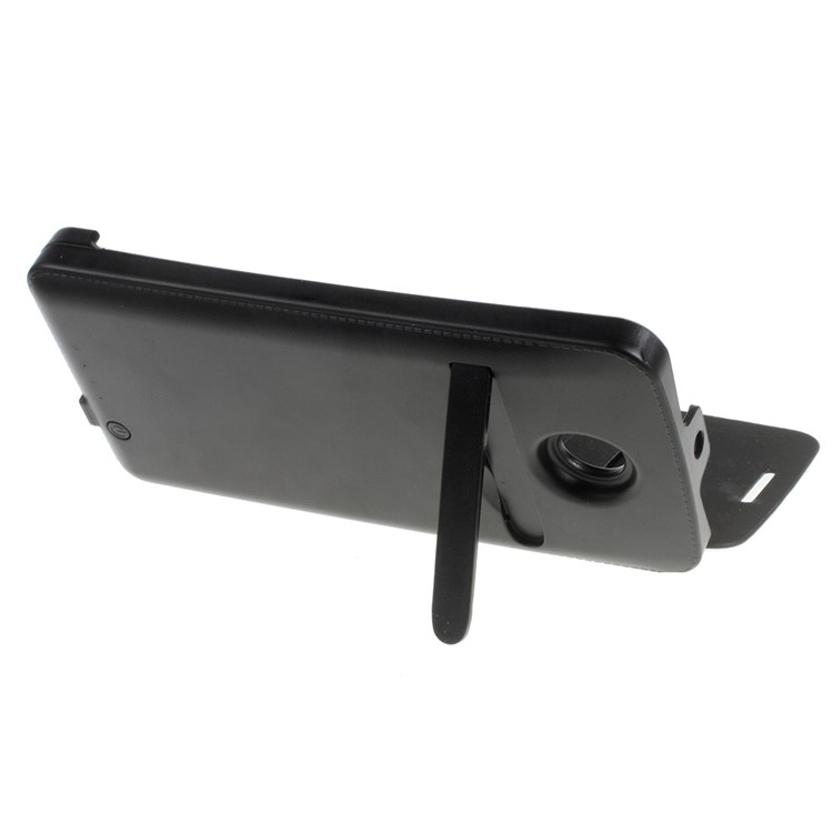 4200mAh Leather Backup Battery Charger Case for Motorola Nexus 6 XT1103 XT1100 - Black-3