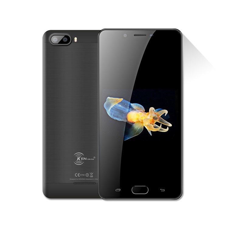 KENXINDA S9 MTK6737 Quad-core Android 7.0 5.5-Inch 4G Smartphone 2+16GB - EU Plug / Black-1