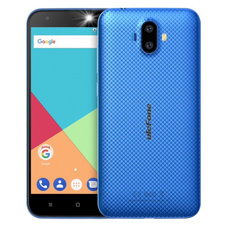 ULEFONE S7 2+16G Android 7.0 MTK6580 Quad Core 5.0 Inch 2500mAh Cell Phone - Blue-1