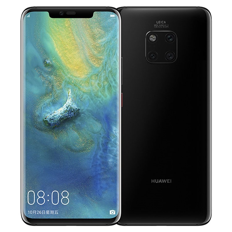 

HUAWEI Mate 20 Pro (ud) (lya-al00) 6,39-дюймовый Кирин 980 Октановое Ядро ​​EMUI 9.0.0 4G Смартфон 8 ГБ + 256 ГБ - Черный