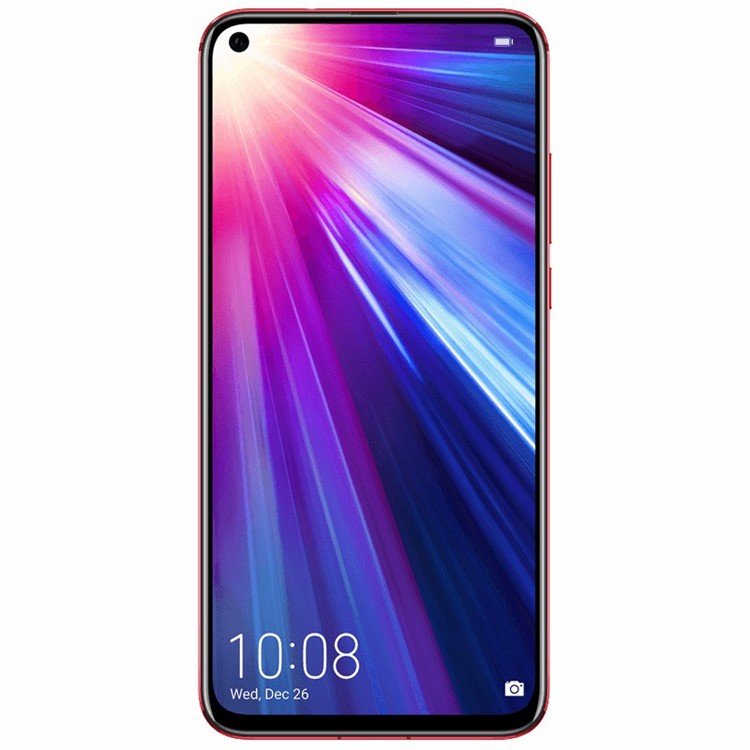 HUAWEI Honor V20 (PCT-AL10) 6 GB + 128 GB 6,4-Zoll-Kirin 980-Okta-Core-4G-Smartphone - Rot-2