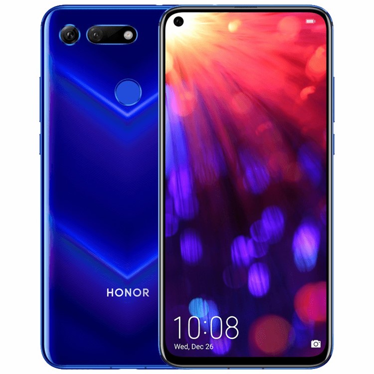HUAWEI Honor V20 (PCT-AL10) 8 GB + 128 GB 6,4-Zoll-Kirin 980-Okta-Core-4G-Smartphone - Blau-1