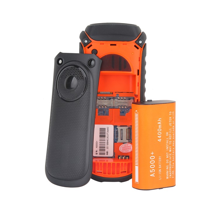 A5000 + 1,77-Zoll-Dual-SIM-Bluetooth V2.0 2G Telefon, Unterstützung FM-Radio - Orange-9