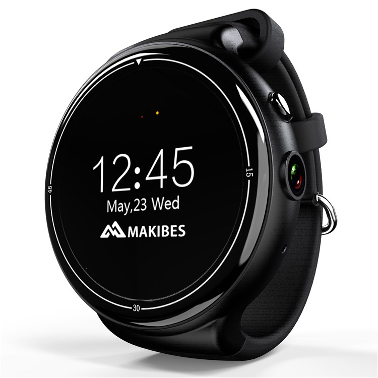 I4 Air 3G Smart Watch Phone 2G RAM 16G ROM Android 5.1 2MP Camera Support Heart Rate Monitor - Black-2