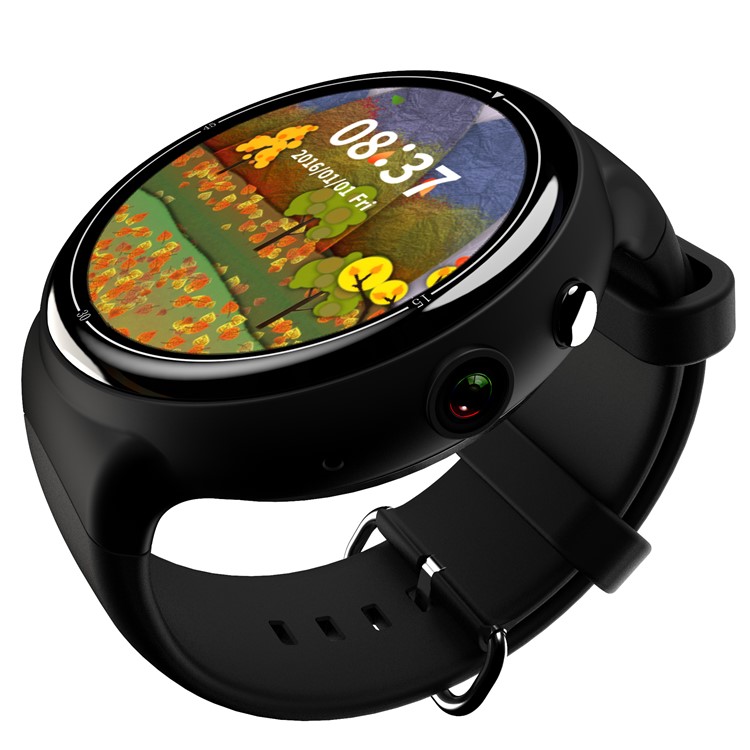 I4 Air 3G Smart Watch Phone 2G RAM 16G ROM Android 5.1 2MP Camera Support Heart Rate Monitor - Black-7