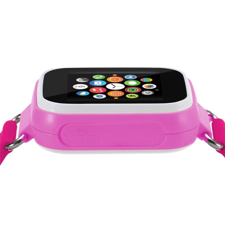 Q80 Kids Children Smart Watch GPS SOS Phone Call Location Device Tracker Bracelet Baby Anti-lost Watch - Pink-2