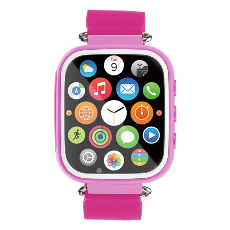 Q80 Kids Children Smart Watch GPS SOS Phone Call Location Device Tracker Bracelet Baby Anti-lost Watch - Pink-4