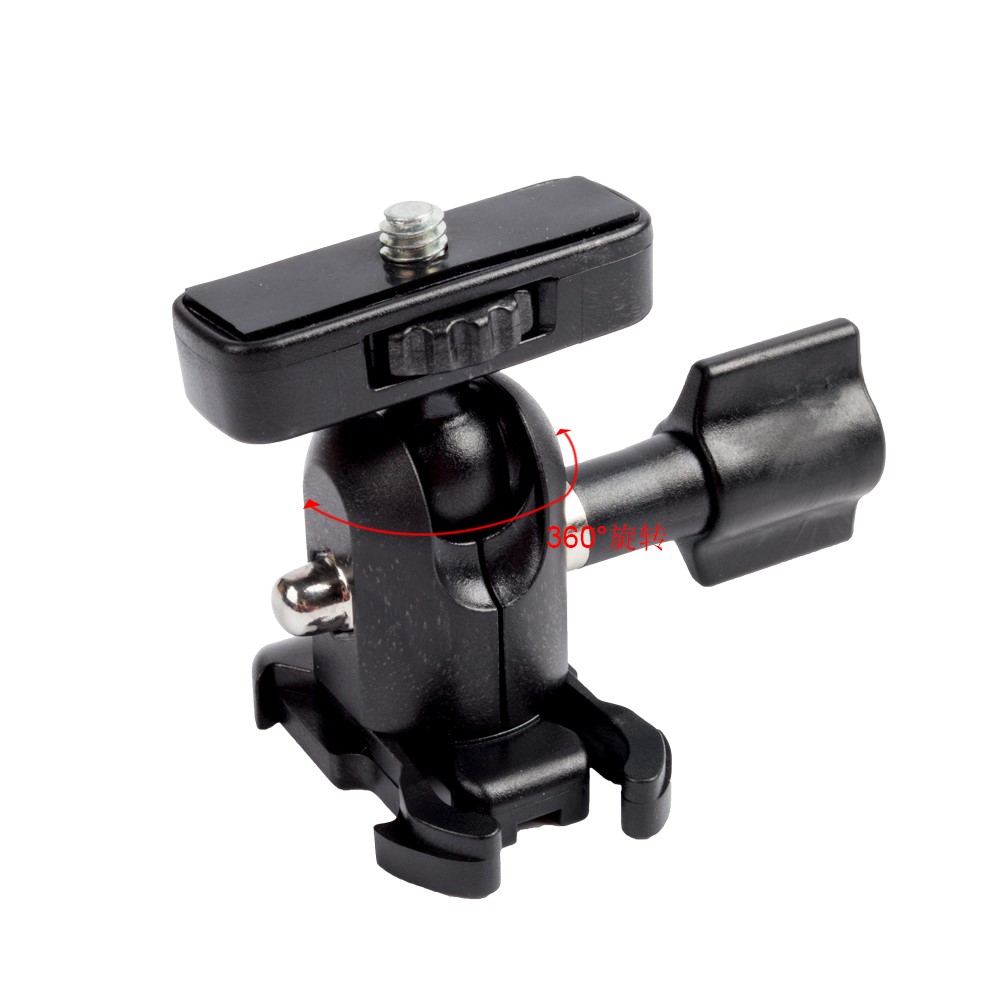 Multi-functional 360 Degree Rotating Mini Ball Head for GoPro Xiaomi Yi SJCAM Sports Camera - Black-1