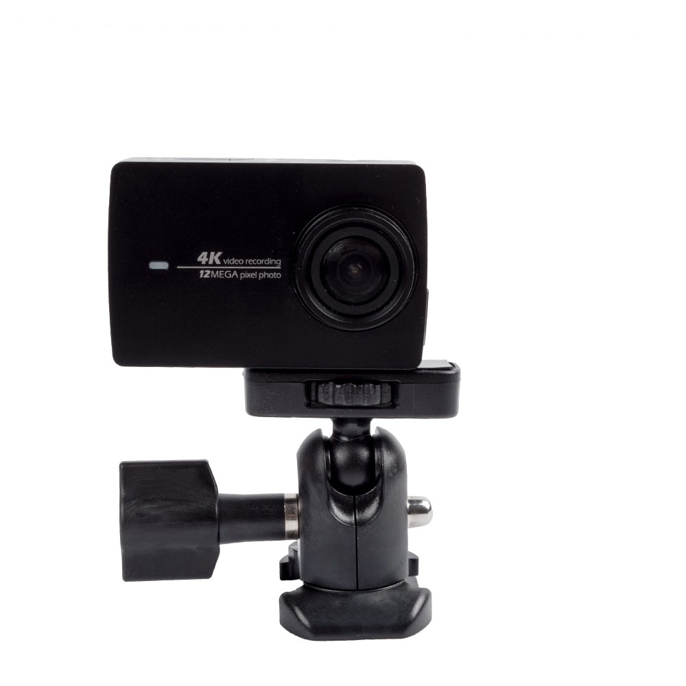 Multi-functional 360 Degree Rotating Mini Ball Head for GoPro Xiaomi Yi SJCAM Sports Camera - Black-3