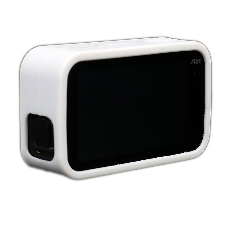 Protective Silicone Housing Cover for Xiaomi Mijia Mini 4K Action Camera + Lens Cap Protective Case - White-7