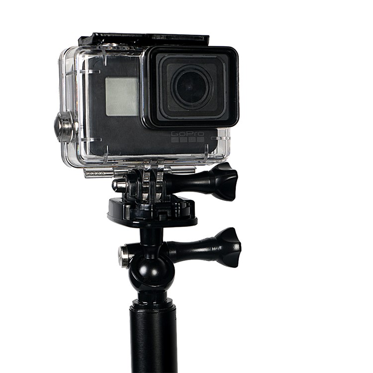 360 Degree Rotating Self-portrait Stick Handheld Extendable Monopod Selfie Stick for GoPro Hero 6/5/4/3 etc.-9