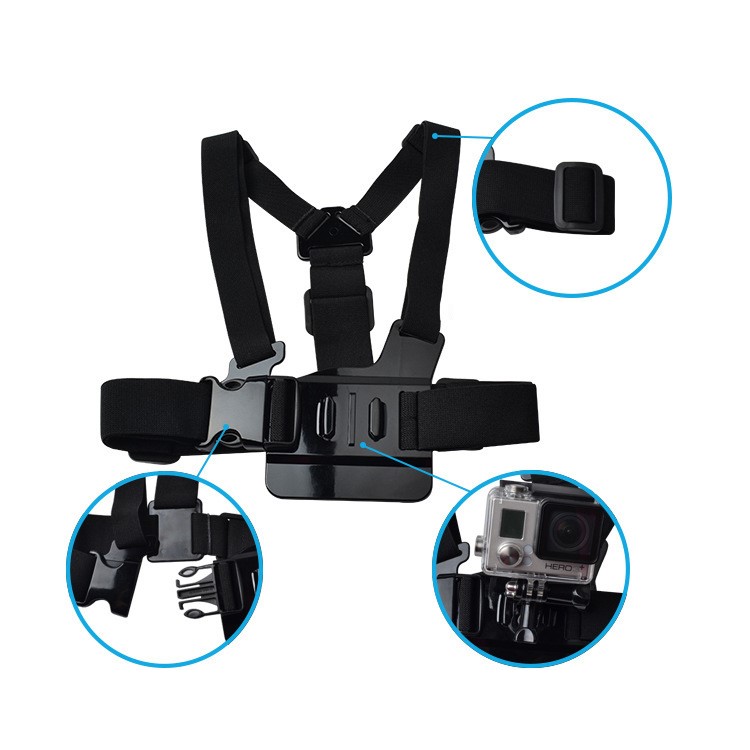 50 in 1 Accessories Kit with Floating Hand Grip, Extendable Self-timer Monopod for Xiaomi Mijia 4K Mini Action Camera-7