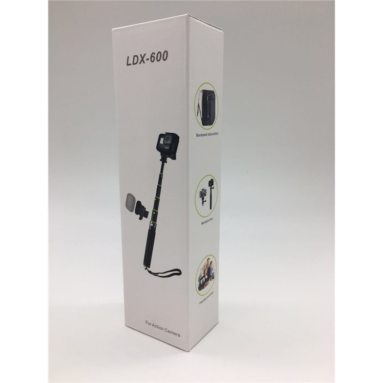 7.1-31.5 Inch Extendable Selfie Stick for GoPro Hero 5/4/3 etc. with Remote Clip Mount -8
