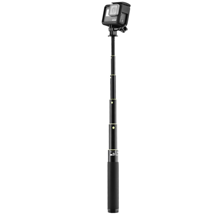 7.1-31.5 Inch Extendable Selfie Stick for GoPro Hero 5/4/3 etc. with Remote Clip Mount -4