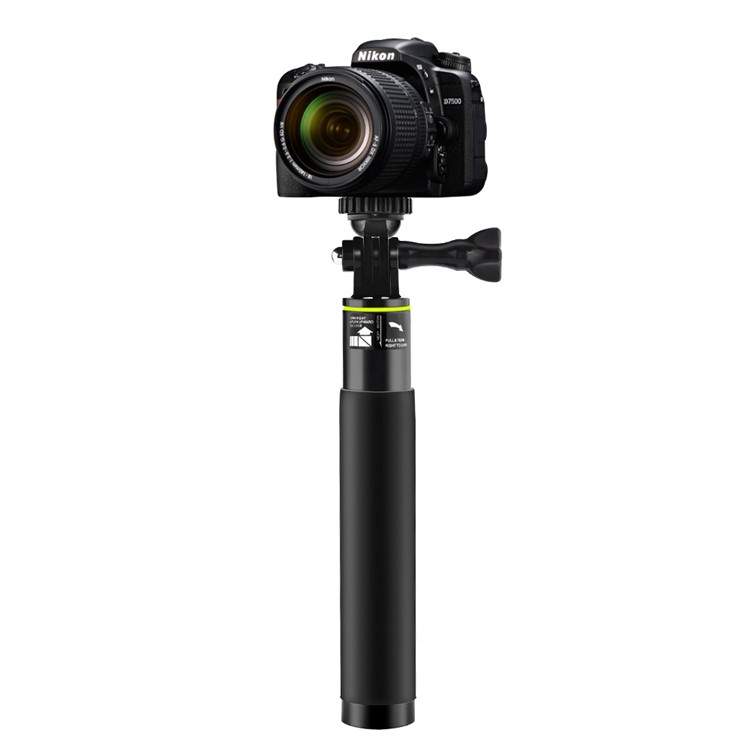 7.1-31.5 Inch Extendable Selfie Stick for GoPro Hero 5/4/3 etc. with Remote Clip Mount -5
