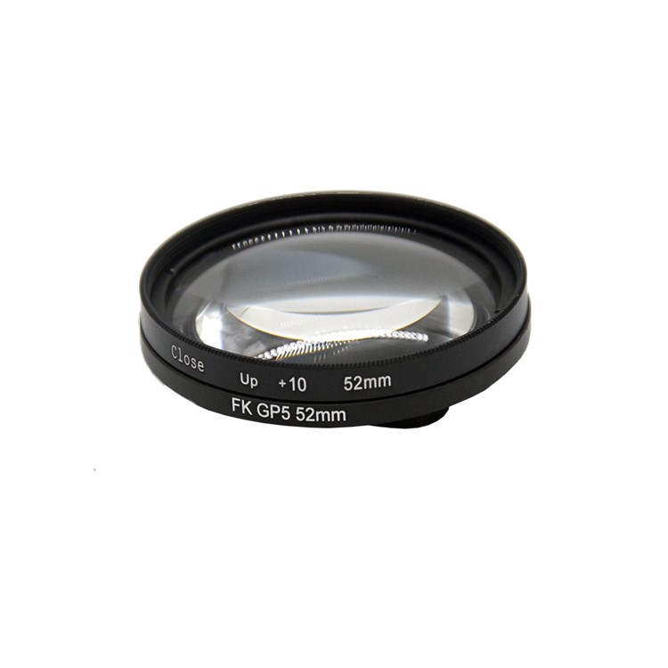 AT748 Professional 10X Macro Lens Filter 52mm Close up Micro-camera Lens for Gopro Hero 5/6-1
