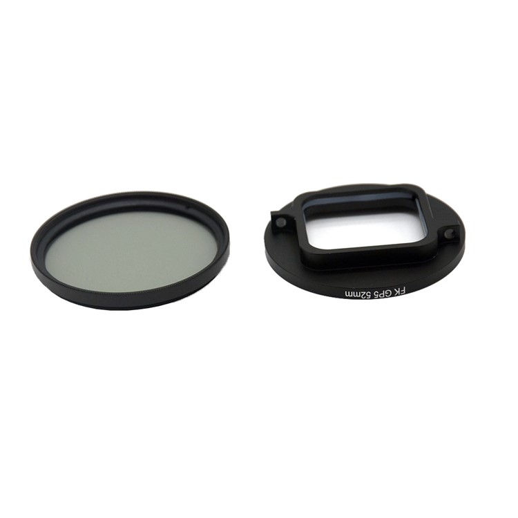AT747 52mm Lens Filter Kit ND2 ND4 ND8 ND16 Neutral Density ND Filters Set for GoPro Hero 6/5-8