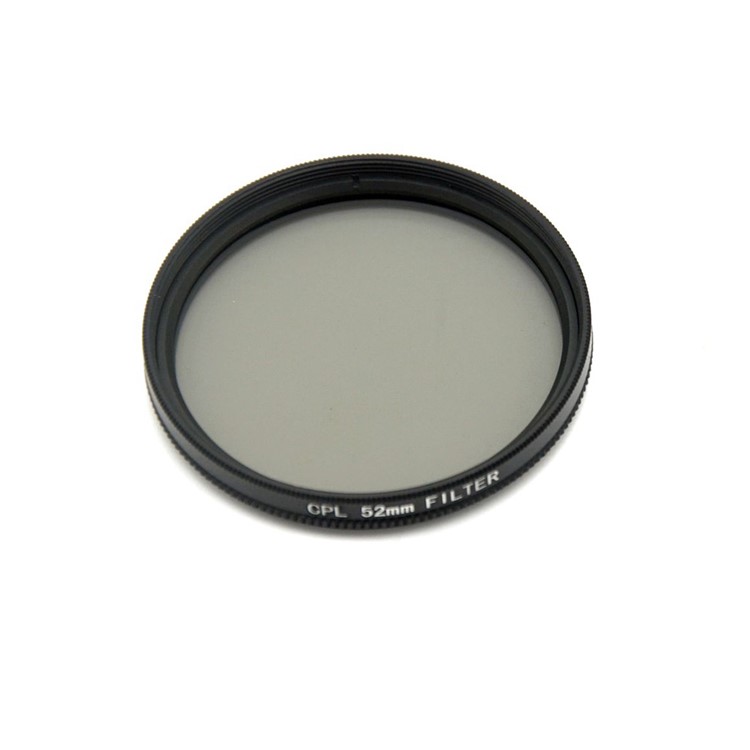 AT746 Professional 52mm UV Filter CPL Filter Multi-coated Lens Filter Kit for Gopro Hero 5/6-3