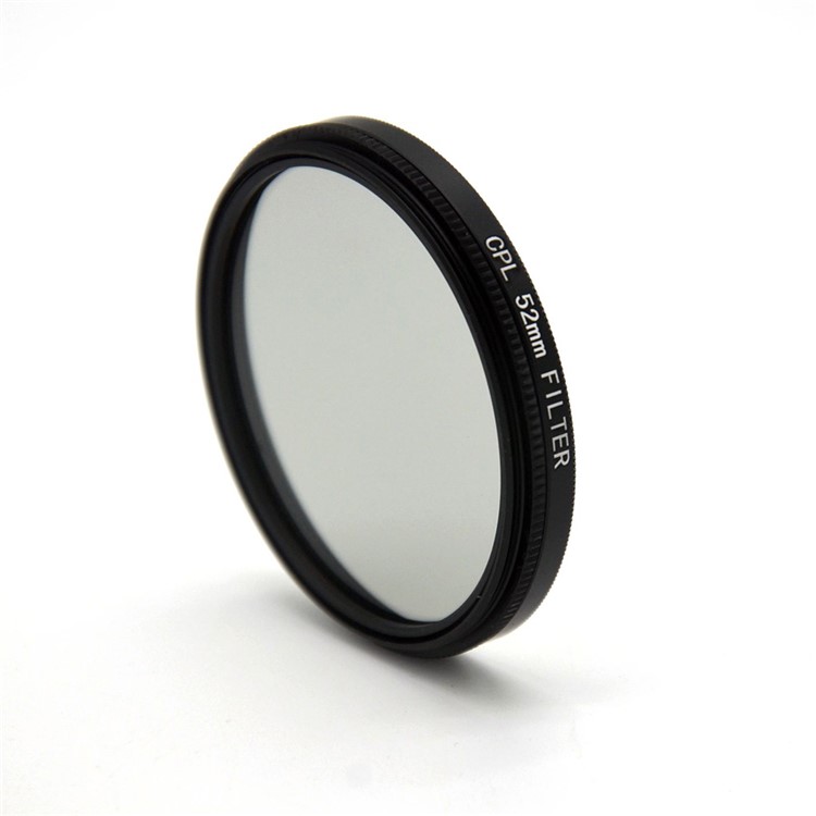AT746 Professional 52mm UV Filter CPL Filter Multi-coated Lens Filter Kit for Gopro Hero 5/6-4