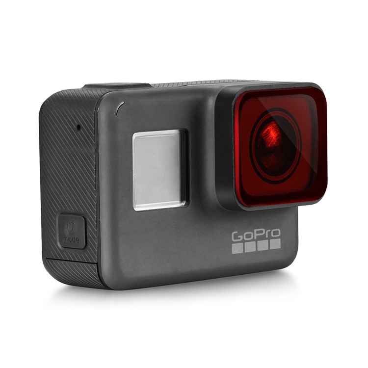 Camera Lens Cover Protector with Colored Filter for GoPro Hero 6/5 - Red Filter-10