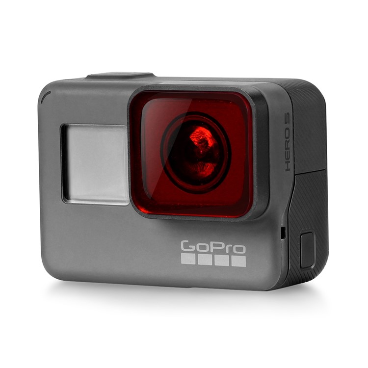 Camera Lens Cover Protector with Colored Filter for GoPro Hero 6/5 - Red Filter-9