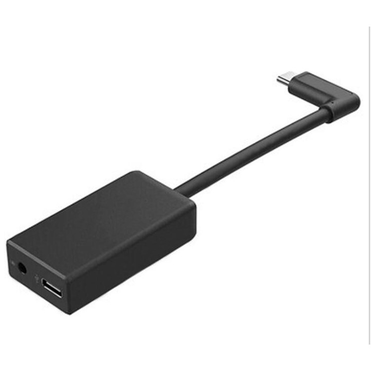 For GoPro Hero 6/5 Type C Male to 3.5mm Audio Microphone + Type C Female Adapter-1