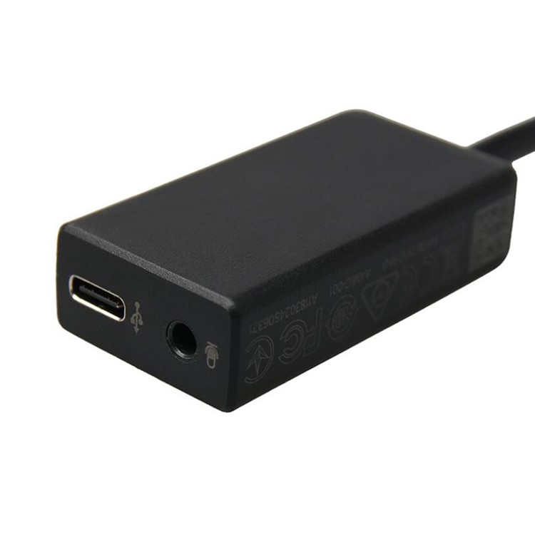 For GoPro Hero 6/5 Type C Male to 3.5mm Audio Microphone + Type C Female Adapter-5
