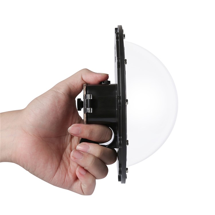 Dome Port Diving Lens Hood for GoPro Hero 4 Session with Strap and Anti-fog Inserts-5