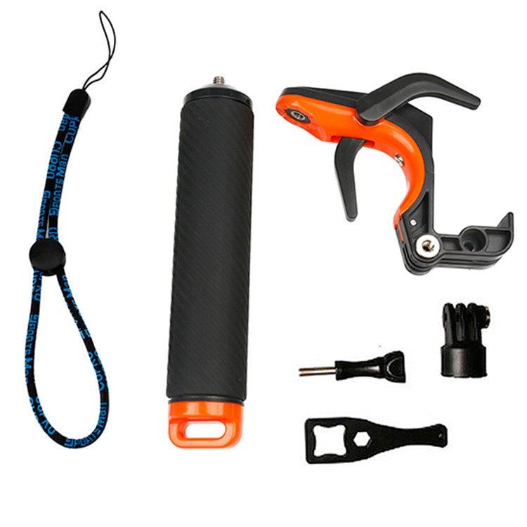 AT719 Pistol Shutter Trigger Stick Hand Grip for GoPro Hero 5-7