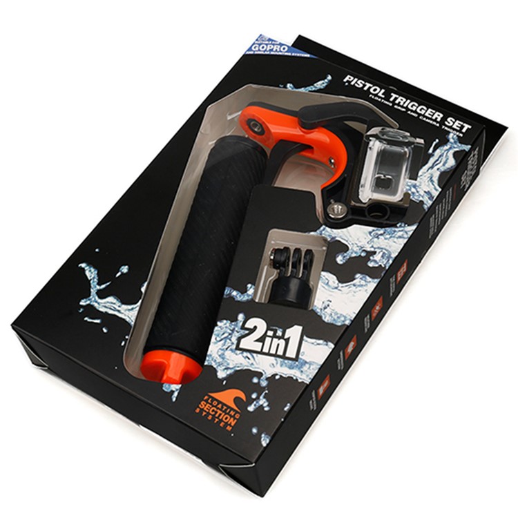 AT719 Pistol Shutter Trigger Stick Hand Grip for GoPro Hero 5-8