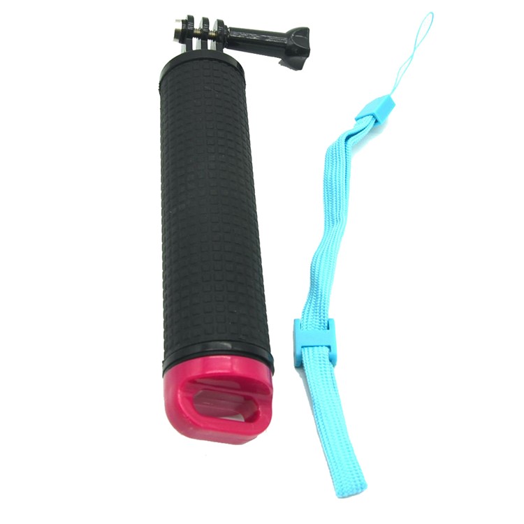 AT718 Floaty Bobber Camera Hand Grip with Lanyard + Thumb Screw for GoPro Hero 6/5/4/3+/3/2/1 Etc. - Rose-2