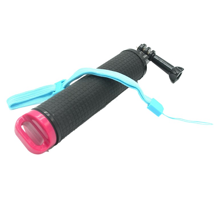 AT718 Floaty Bobber Camera Hand Grip with Lanyard + Thumb Screw for GoPro Hero 6/5/4/3+/3/2/1 Etc. - Rose-6