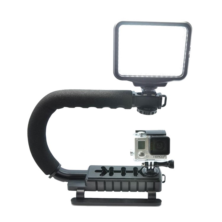 AT717 C-form-rig-handheld-stabilisator Für GoPro Hero 6/5/4/3+, SJCAM SJ6000/SJ5000, Dslr-kameras-8