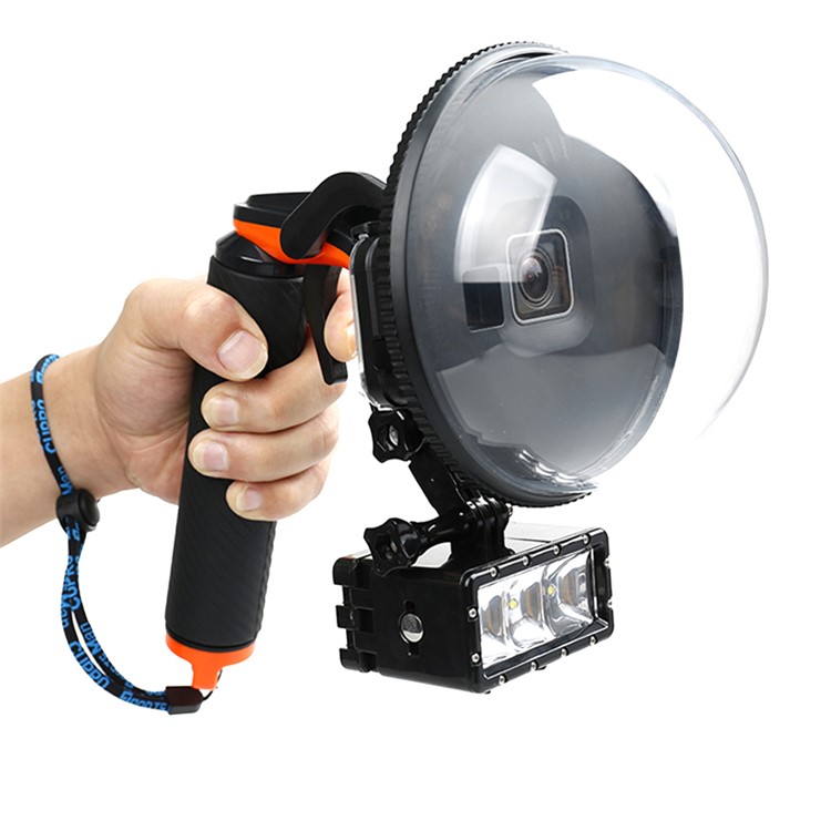 AT710 Dome Port Underwater Diving Photography for GoPro Hero5 / Hero6 - Orange-1