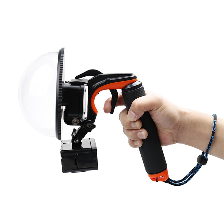 AT710 Dome Port Underwater Diving Photography for GoPro Hero5 / Hero6 - Orange-2