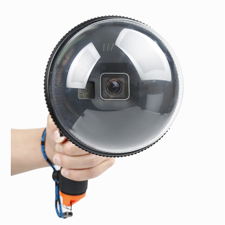 AT710 Dome Port Underwater Diving Photography for GoPro Hero5 / Hero6 - Orange-5