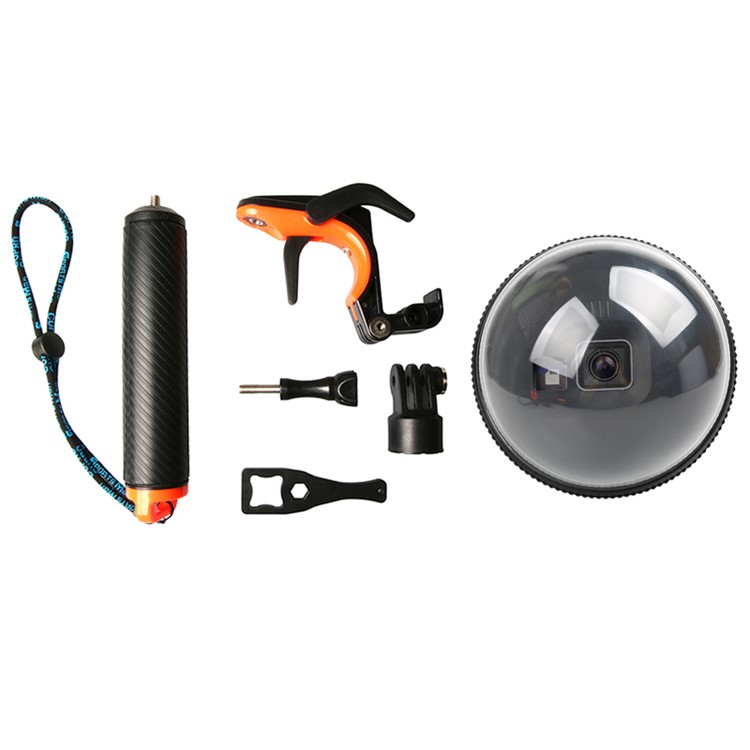 AT710 Dome Port Underwater Diving Photography for GoPro Hero5 / Hero6 - Orange-7