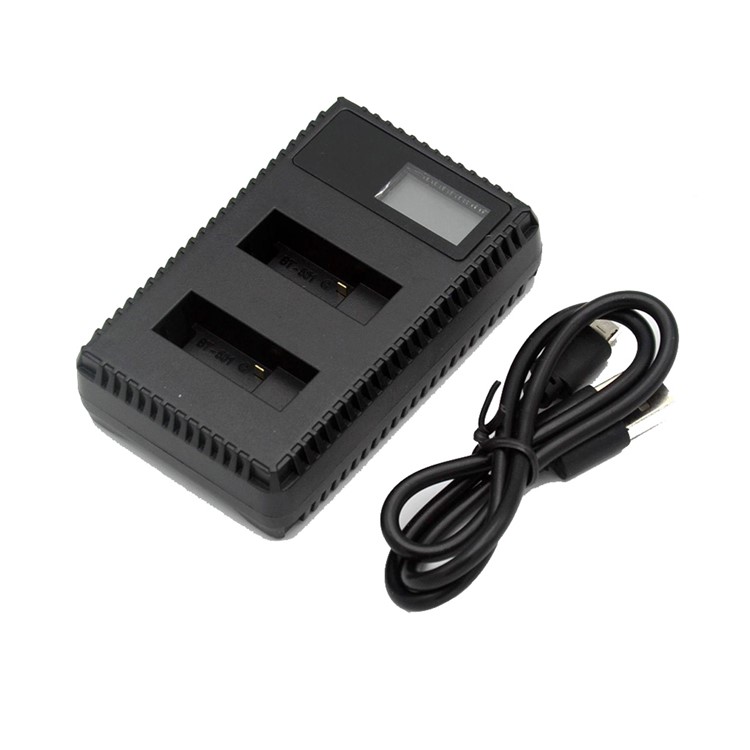 Portable LCD Display Two Slots Battery Charger for GoPro Hero 6/5-10