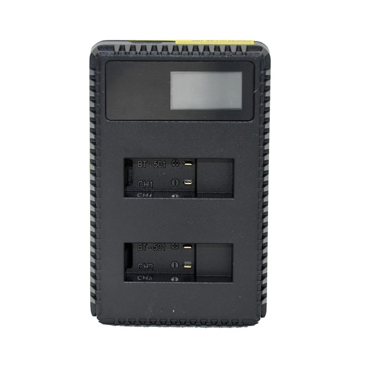 Portable LCD Display Two Slots Battery Charger for GoPro Hero 6/5-7