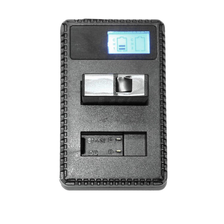 Portable LCD Display Two Slots Battery Charger for GoPro Hero 6/5-9